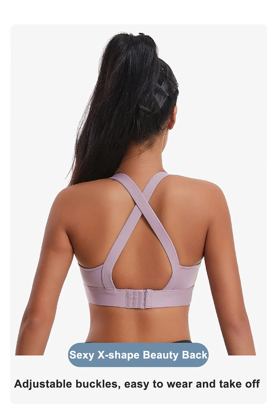 Women High Impact Sports Bra Criss Cross Back Padded Bra Workout Fitness Sports Yoga Bras Shockproof Sport Crop Top Vest