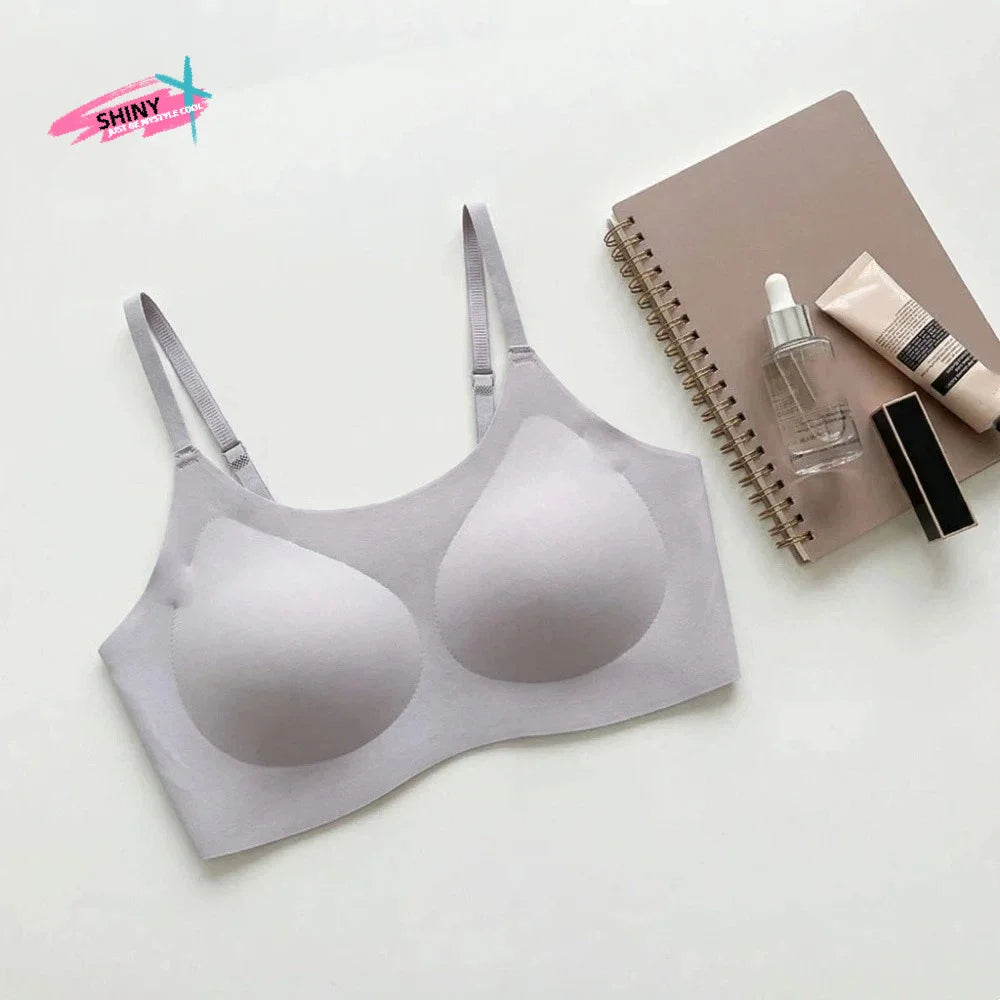 Traceless Wireless U Bra Shockproof Gathered Breasts Seamless Bras Anti-sagging Comfortable Brassiere for Women Daily