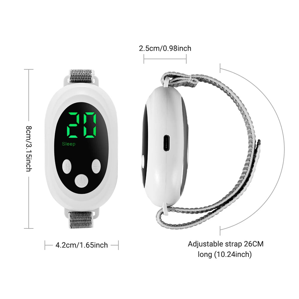 Handheld CES Sleep Aid Device Ear Clip Insomnia Anxiety Pressure Relief Health Improve Sleep Palm Pulse Massager Smart Sleeper