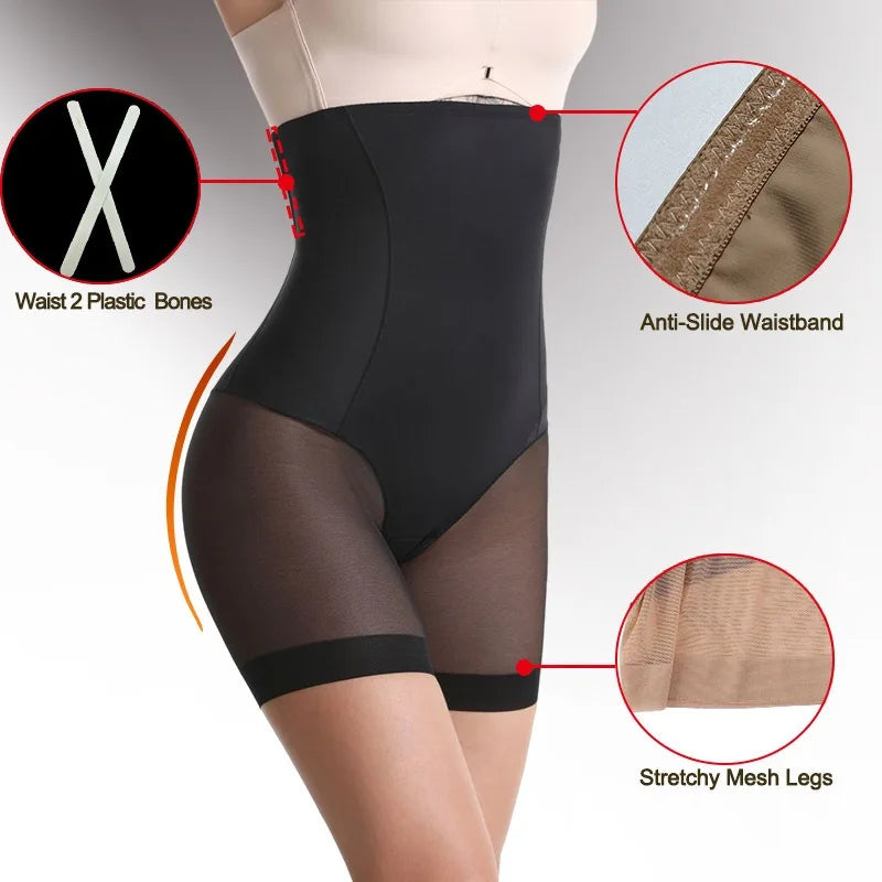 Anti Chafing Shapewear Women's Short Pants Under Skirt Slimming Shapewear Female Invisible Underwear for Comfortable Wear