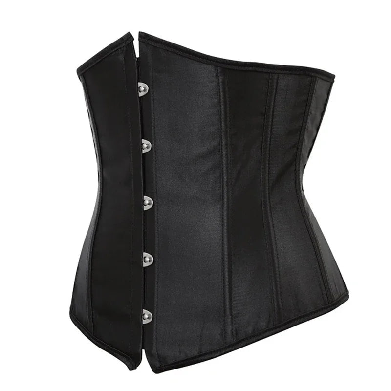 Corset Tops for Women Lace Up Bustier Underbust Vintage Corsets Waist Cincher Workout Shape Body Belt Shapewear Bustiers