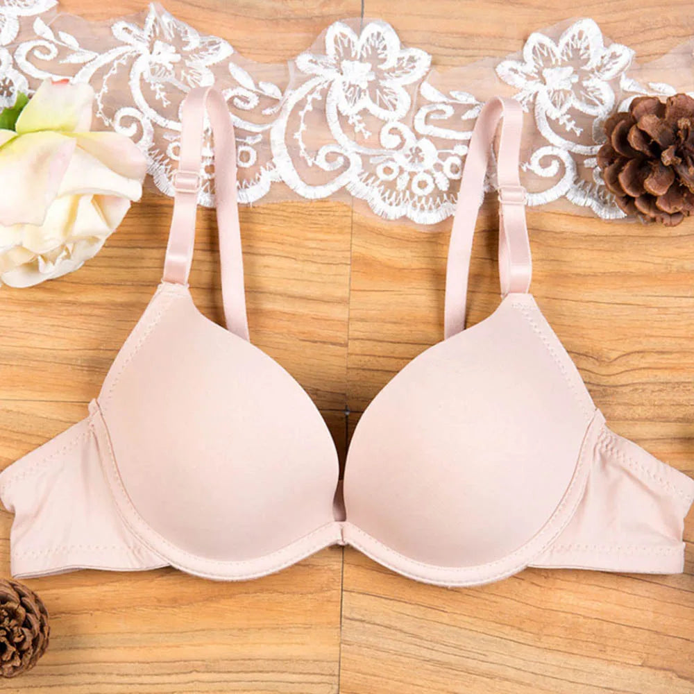 Bras For Womens Lingerie Push Up Bra Underwire Light Padded Teenagers sBrassiere Top Girl Small Cup AA A B