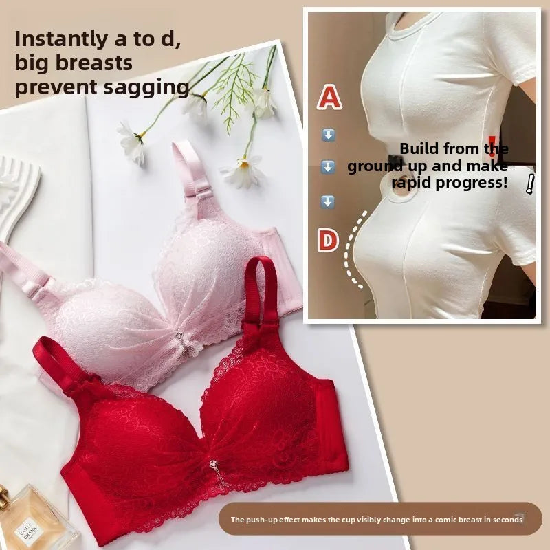 10CM Extreme Push Up Bra For Flat Chest A Cup Ultra Padded Non Wire Lingerie Creates Cleavage