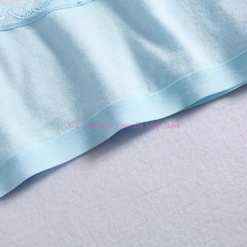 85AE Cartoon Bras for Teenage Girls Cotton Bra Five Colors U-Back Yoga Sports Bra