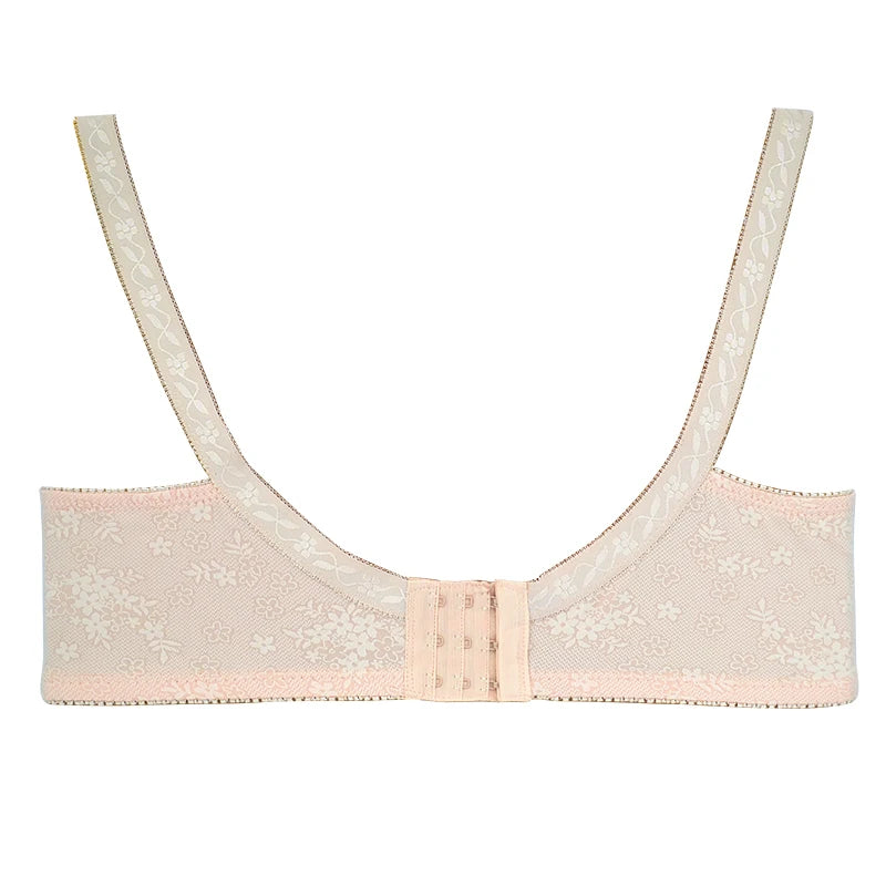 Plus Size Wireless Bra Full Coverage Soft Comfort Bras for Women Side Support Underwear No Underwire Brassiere Breathable