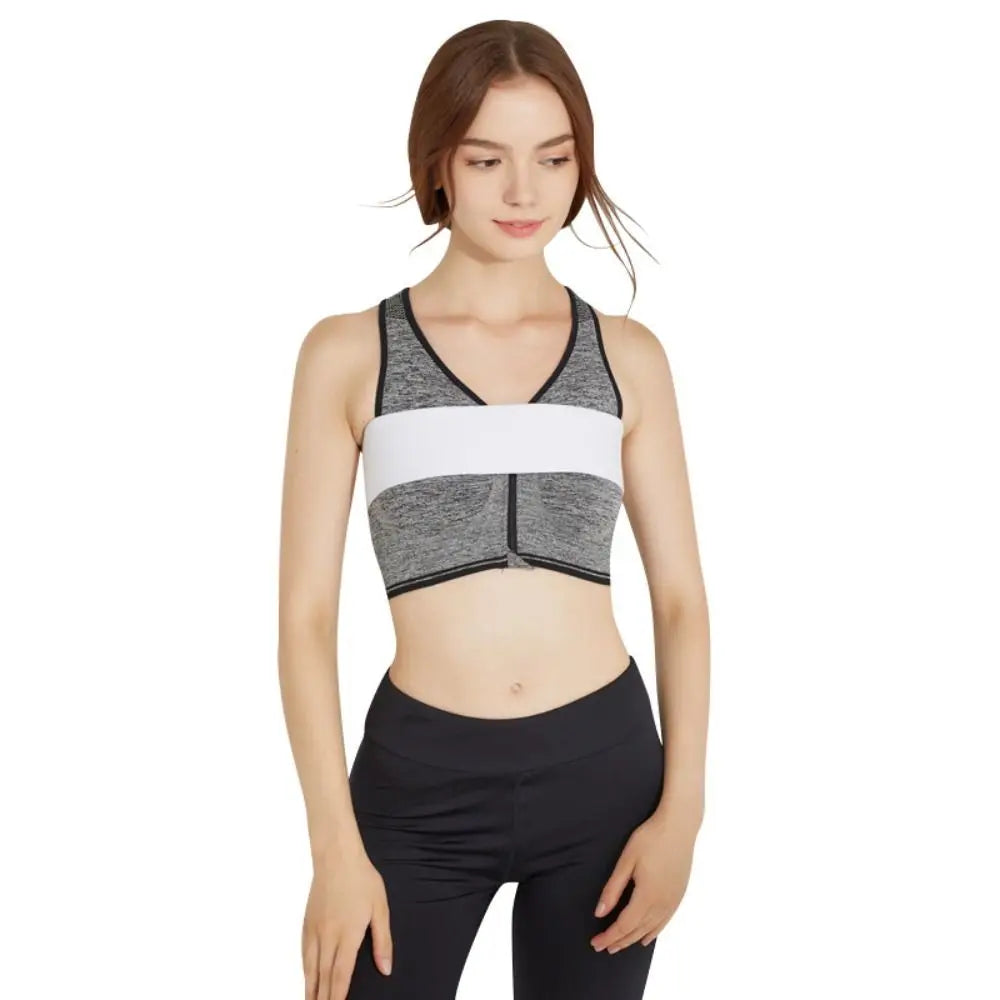 Anti Bounce Breast Support Band Adjustable Compression Chest Wrap Belt Elastic Bra Alternative Sport Bras Strap Jumping Rope