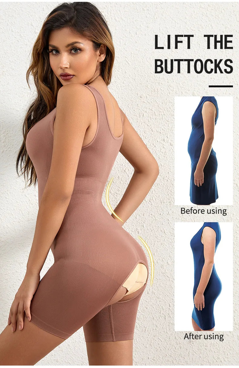 Shapewear Women's Postpartum Waist and Belly Shapewear Open-file Large-size Beauty Tight-fitting Chest Support Shapewear