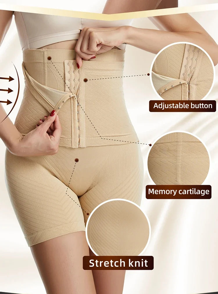Shapewear for Women High Waist Trainer Panties Tummy Control Hip Butt Lifter Shorts Slimming Sheath Thigh Trimmer Body Shaper