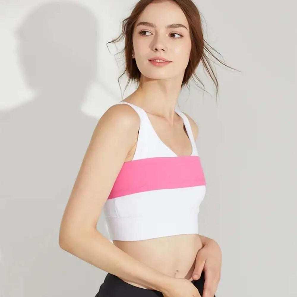 Anti Bounce Breast Support Band Adjustable Compression Chest Wrap Belt Elastic Bra Alternative Sport Bras Strap Jumping Rope