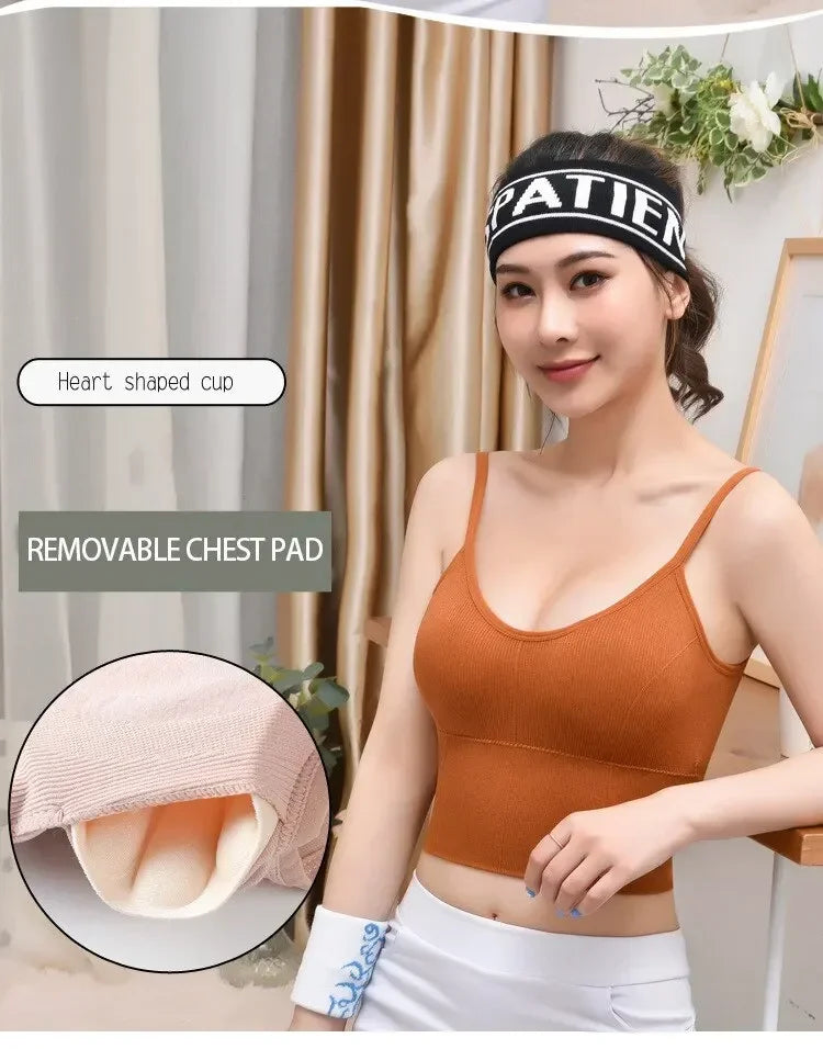 Womens Beauty Back Bralette Seamless Sports Bra Womens Underwear Sexy Lingerie Push Up Bras Sports Bra