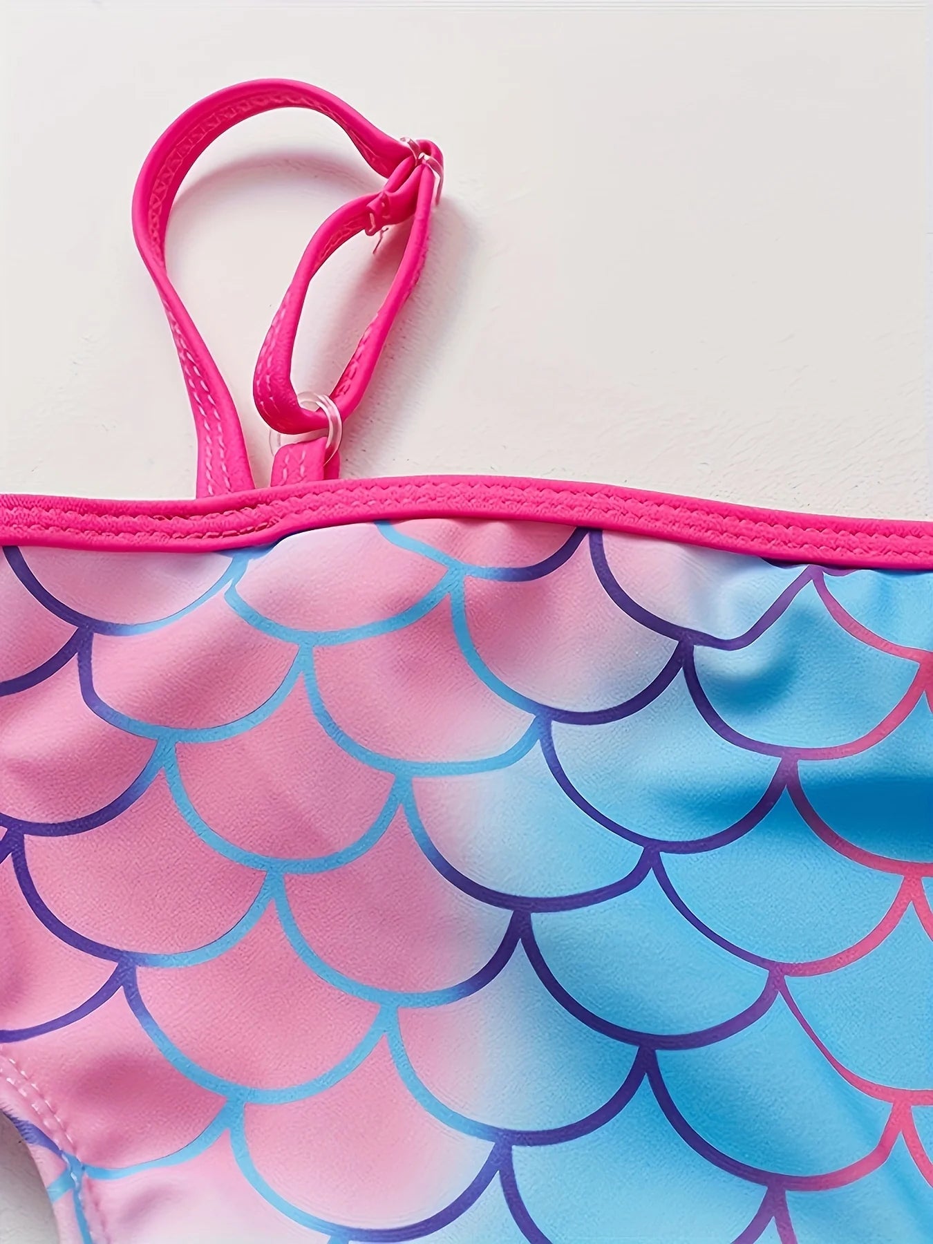Toddler Girls One-piece Swimsuits Girl Waistless Fish Scale Mermaid Children's Ins Swimsuit