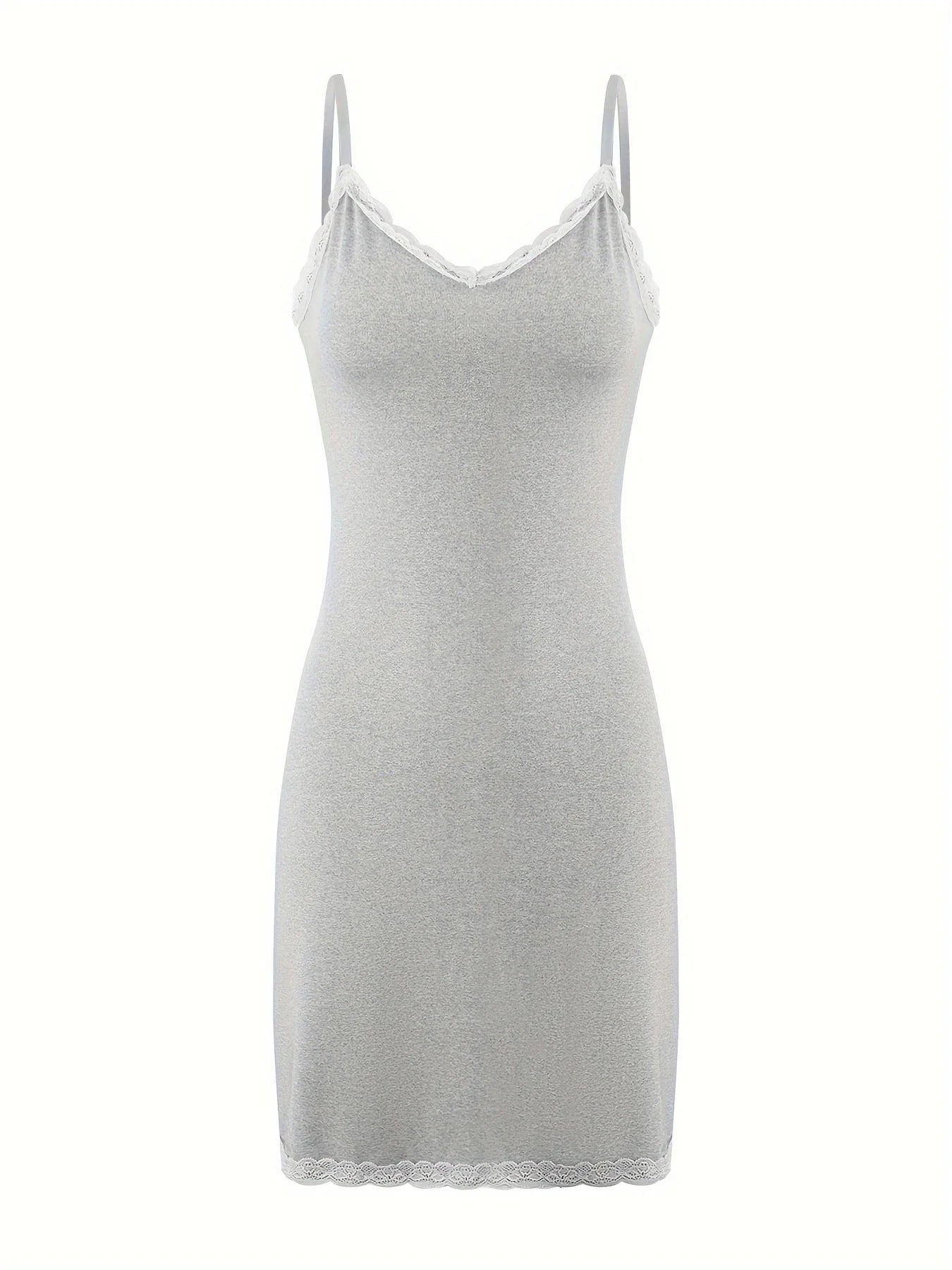 Women's Sling Pajamas Dress Can Wear Lace Lace Tight Sexy Home Clothes