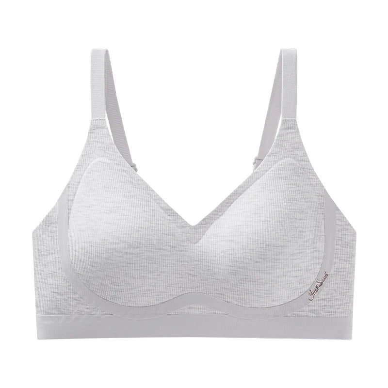 Wireless Push Up Bra Women Soft Breathable Brassiere High Stretch Daily Lingerie