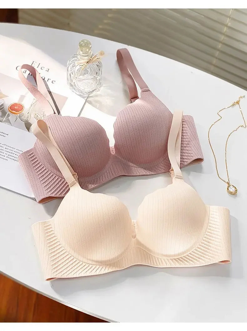 Ultra Thick 6CM Push up Bra for Small Chest Padded No Steel Ring Comfortable Sexy Lift Lingerie Flat Chest Women