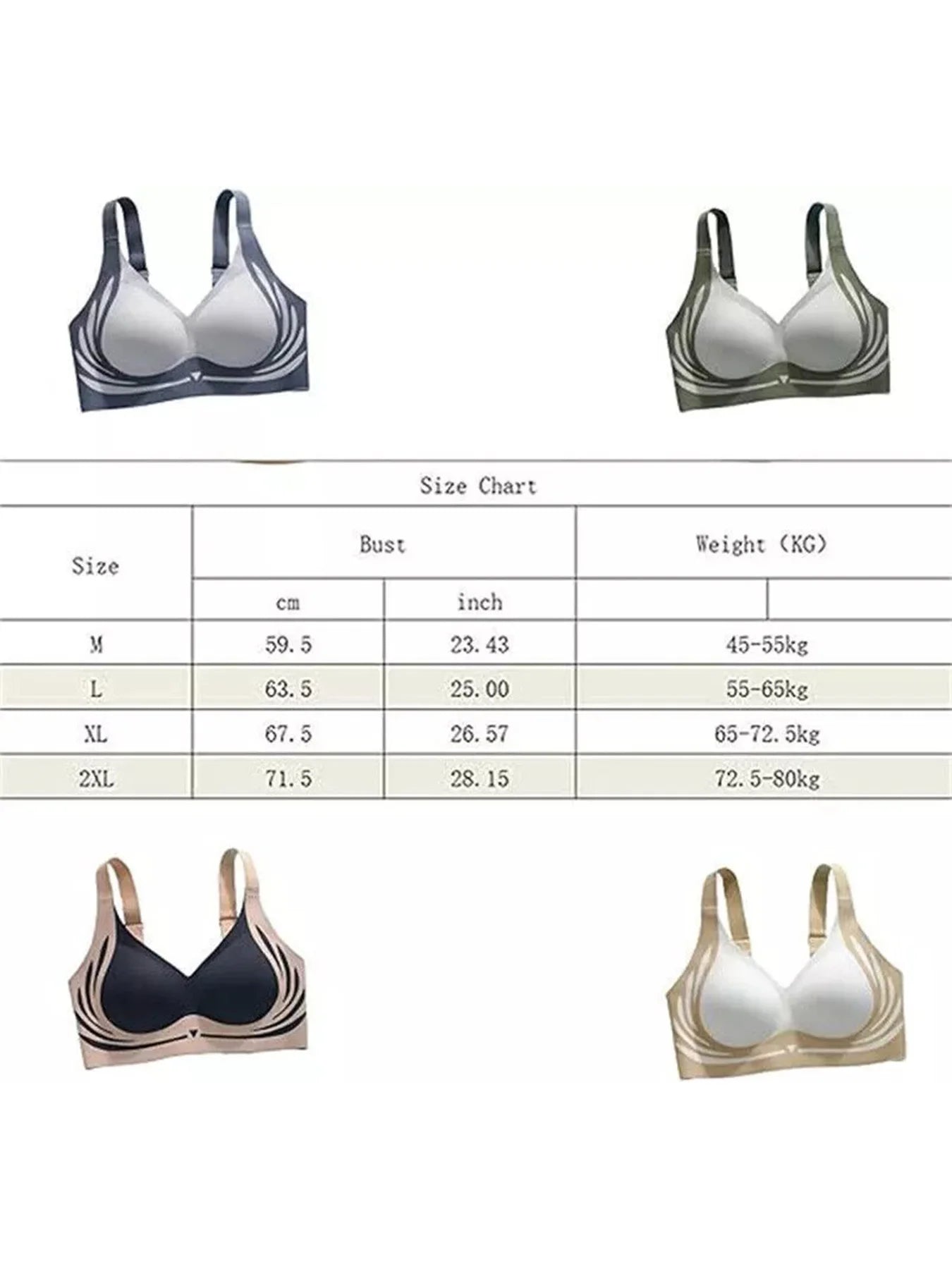 Push-Up Bras For Women Anti-sagging Lift-Up Bra Non-wired Brassiere Seamless Lift-up Yoga Fitness Sleep Vest Sports Brassiere