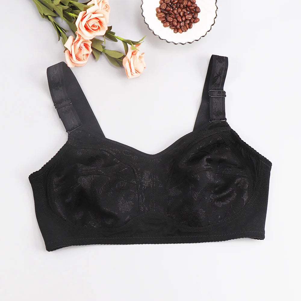 BCHRAYIUP Ladies Full Coverage Non-Wired Non Padded Bra Minimizer Comfort Soft Cup Bras 36 38 40 42 44 46 48 50 AA A B C D