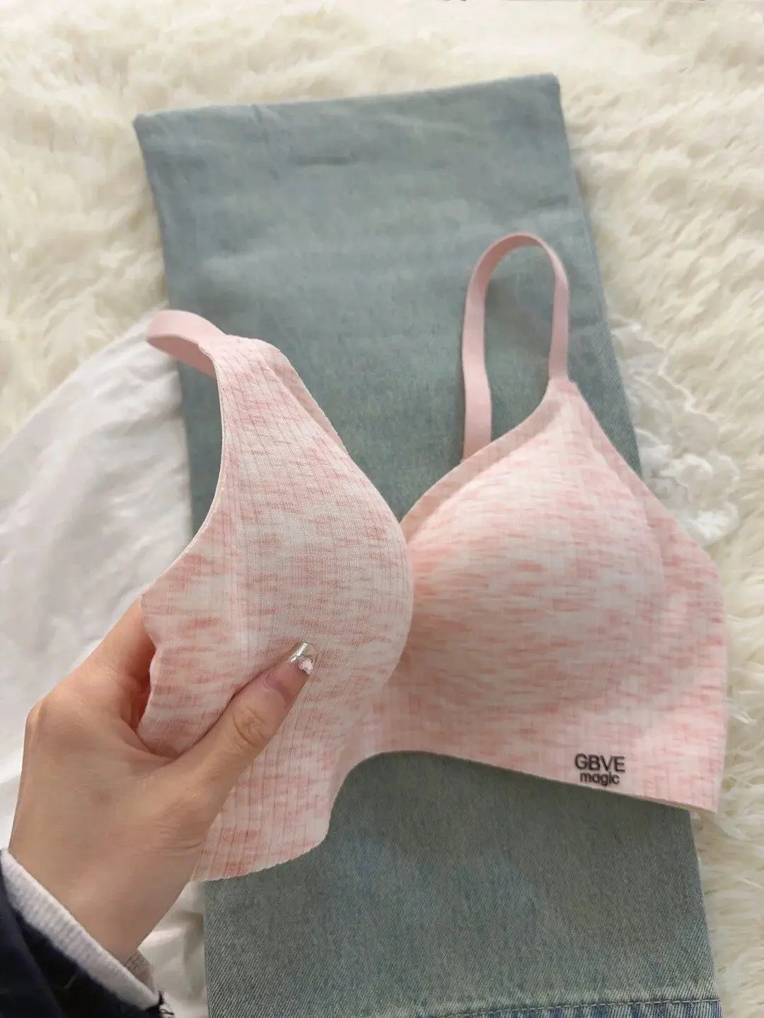 Super Push Up Bra Small Chest to C Cup Seamless Wireless Soft Support Anti-Sagging Youth Comfort Enhancer Lingerie Daily Wear