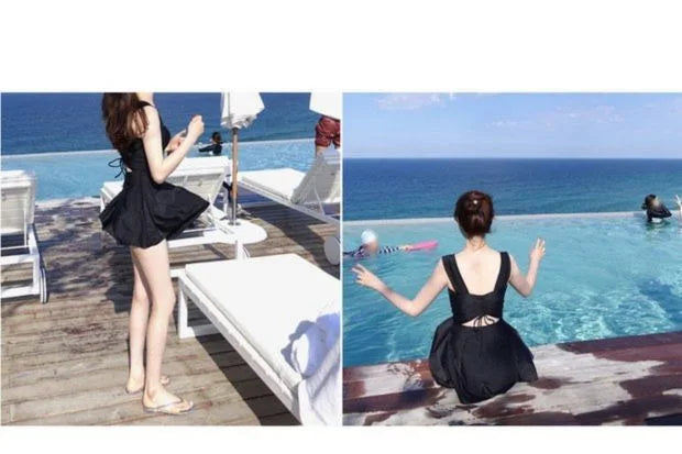 New One-piece Swimsuit for Women, Covering The Belly and Slimming Down, Gathering Sexy Seaside Swimsuits, Soaking in Hot Springs