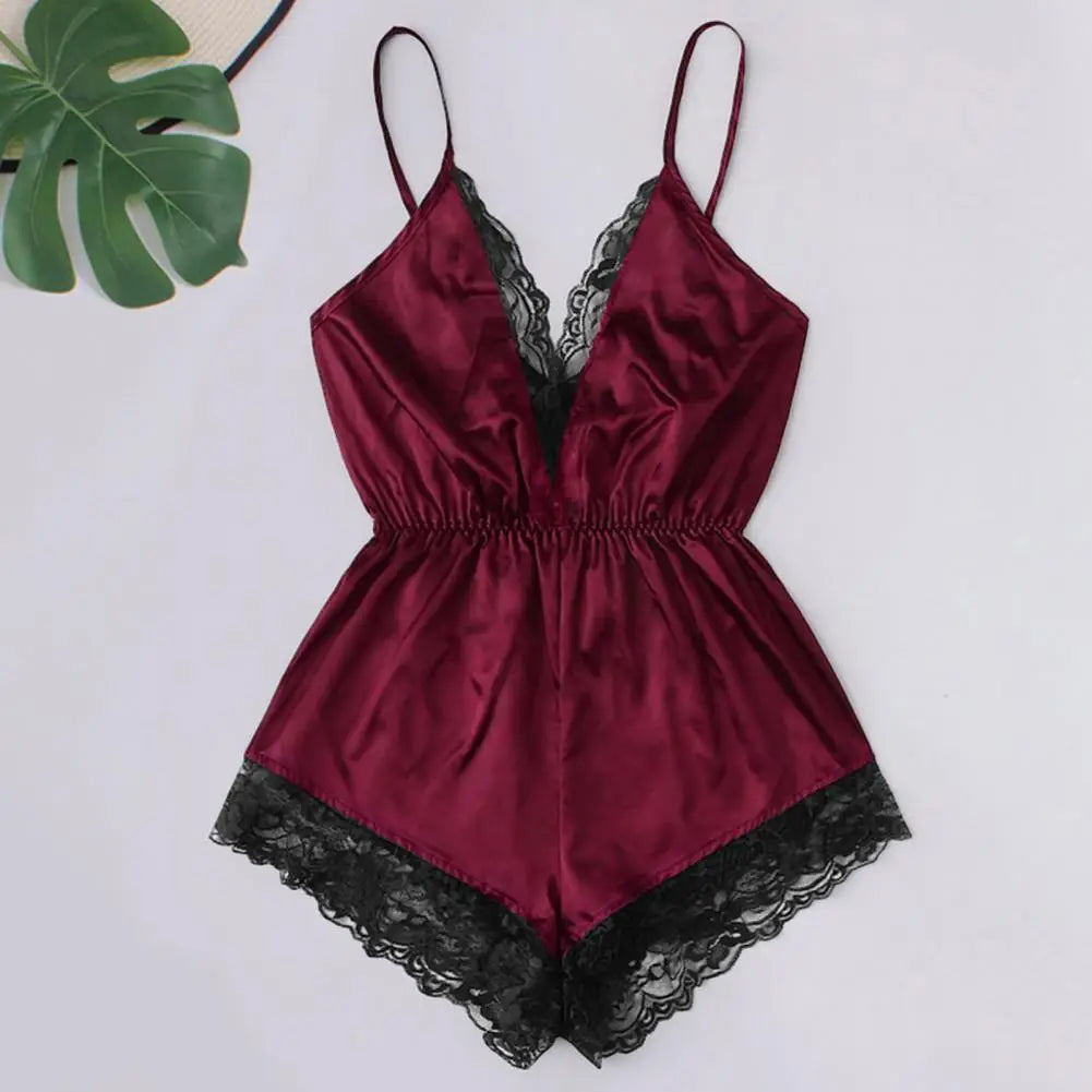 Sexy Lingerie Sleepwear Sling Silky Comfortable Nightwear Womens Silk Satin Sleeveless Robe Kimono Robe Short Bathrobe Pajamas