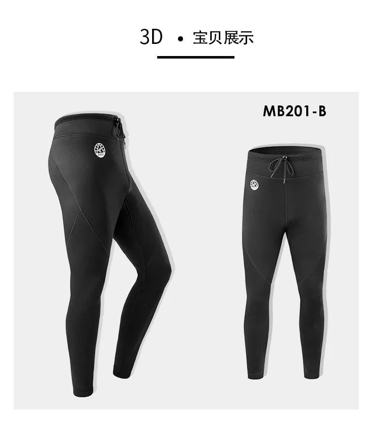 Premium Neoprene Wetsuits for Men 1.5mm/3mm Wetsuit Surf Suits Pant Top One-Piece Swimsuits Wet Suit for Scuba Diving Snorkeling