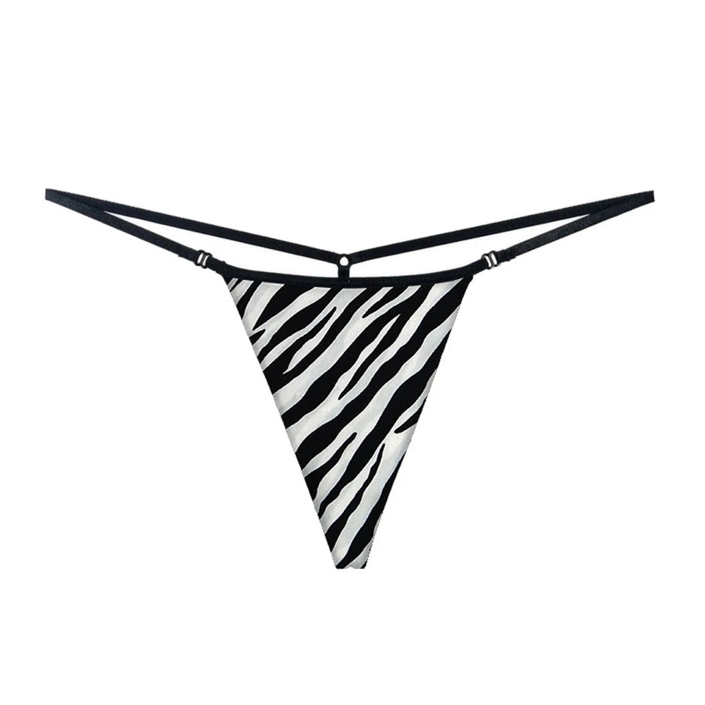 Lingerie Women Cotton T-Back Ladies Seamless Briefs Women Thong Leopard G-string Sexy Panties