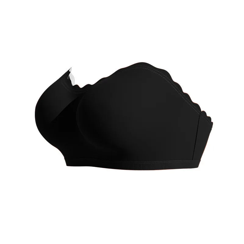 Lingerie Wireless Gather Bra Women Invisible Bra Front Buckle Push up Seamless Bra Sexy Strapless Underwear Waves Grain Bras
