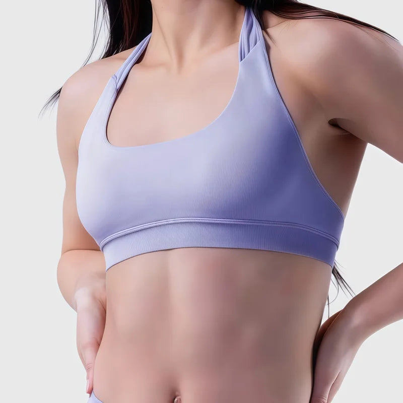 Sports Bra Seamless Sexy Padded Athletic Sport Bras Women Backless Workout Gym Anti-Shock Yoga Crop Top Fitness Bra