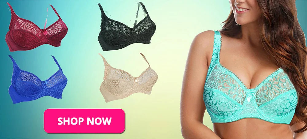 Womens Super Push Up Bra Unbonded 30-38 A B C D Lace Thick Padded Sexy Plunge Underwear Lingerie BH Top