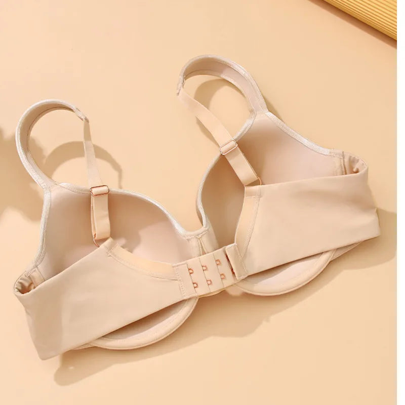 75 80 85 90 95 D E F G Stick On Bra Plus Size Lingerie For Women Large Bra Thin Brasier Mujer Brassiere Femme