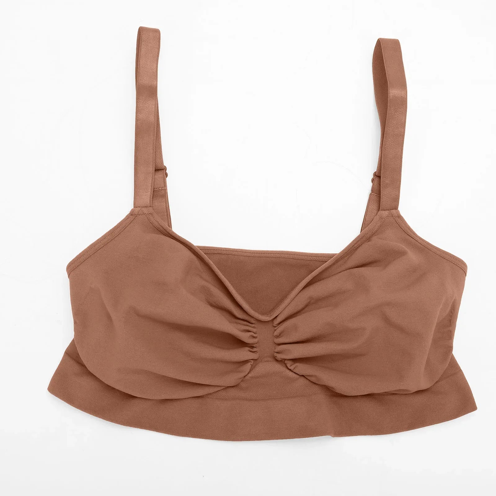 Adjustable Shoulder Straps Breasts Bra Seamless Bras Full Coverage Wireless Push Up Bra For Women Comfort Sculpting Bralettes