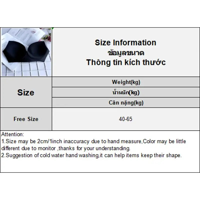 Strapless Bra Womens Invisible Push Up 1 Piece Seamless Concentrate Contract for Party Cocktail Dresses Comfortable Support