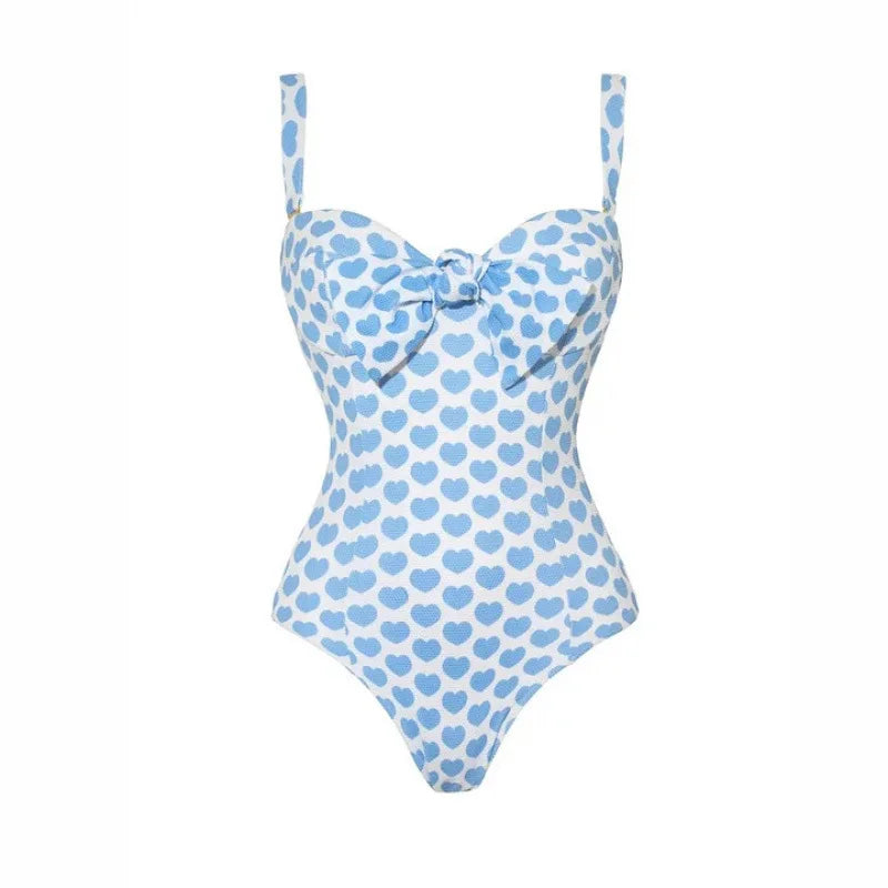 Two-Piece Swimsuit with Skirt Sexy Bikini Set with Cover-U One-Piece Swimwear Women’s Beachwear Vacation Outfit Swim Dress