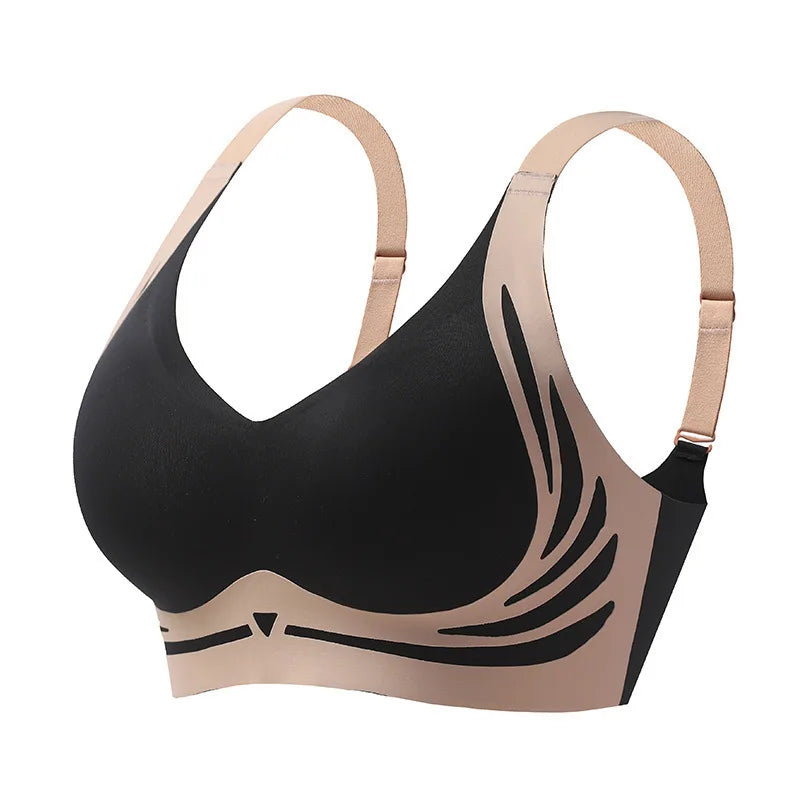[Strong Support/Push Up] Lifting Anti-Sagging Wireless Push-up Bra Armpit Fat Control/Anti-Slipping/U Shaped Back/Soft
