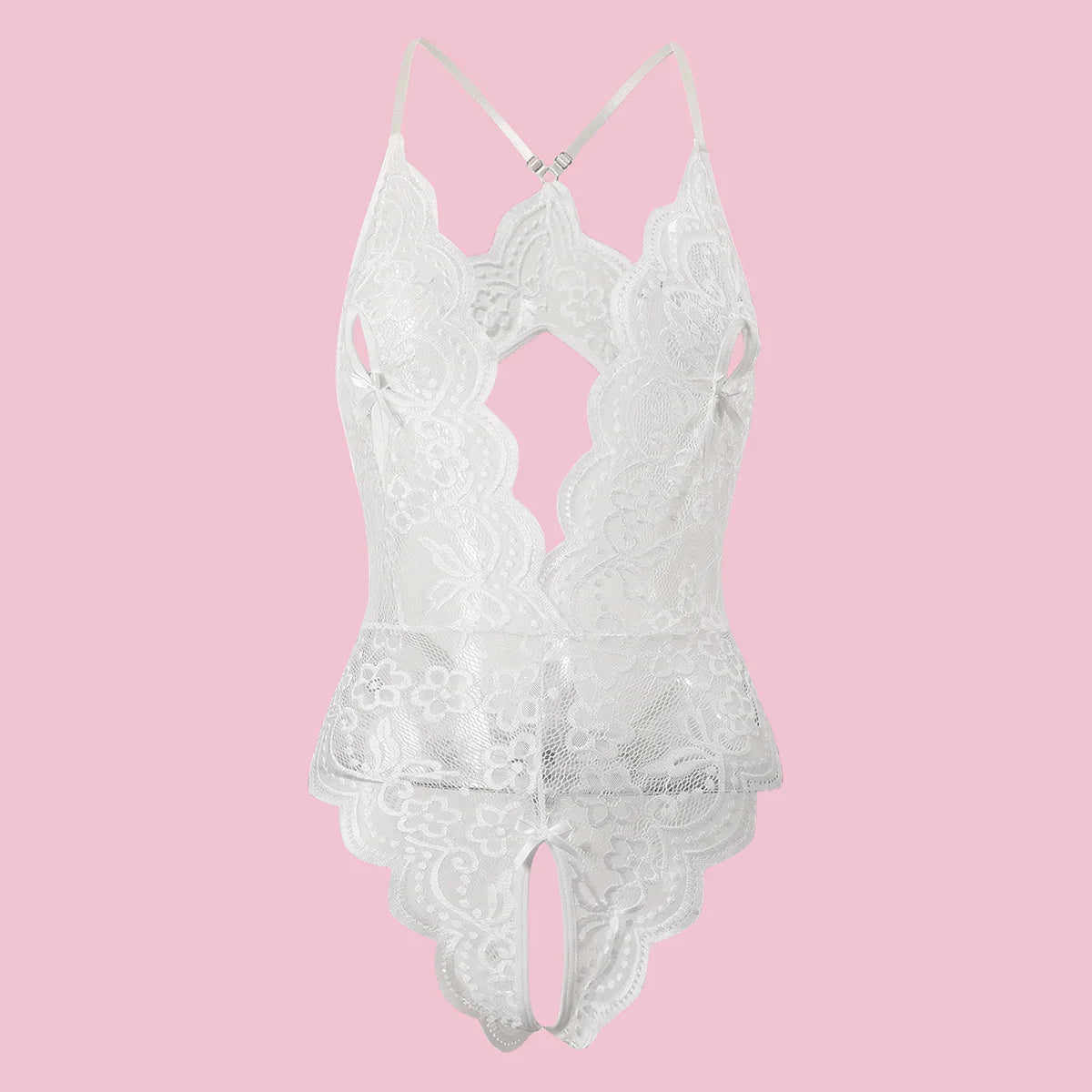 Porn Open Bra Sex Bodysuit Women Crotchless Sexy Erotic Lingerie Babydoll Dress Hot Lace Female Underwear Set Costume S-3XL