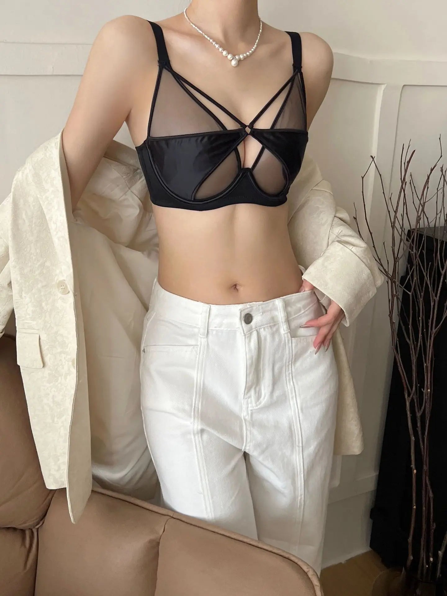 Unlined Bra for Women Large Size Underwear Women Soft Steel Ring Push-up Top Up Adjustable Bra 34-40BC 34-44DE Women's Intimates