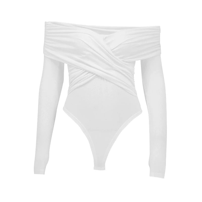 Sexy Women New three piece set Bodysuits Spring Backless Corset Slim Fashion Crossed Long Sleeves Casual Elegant Female Clothing