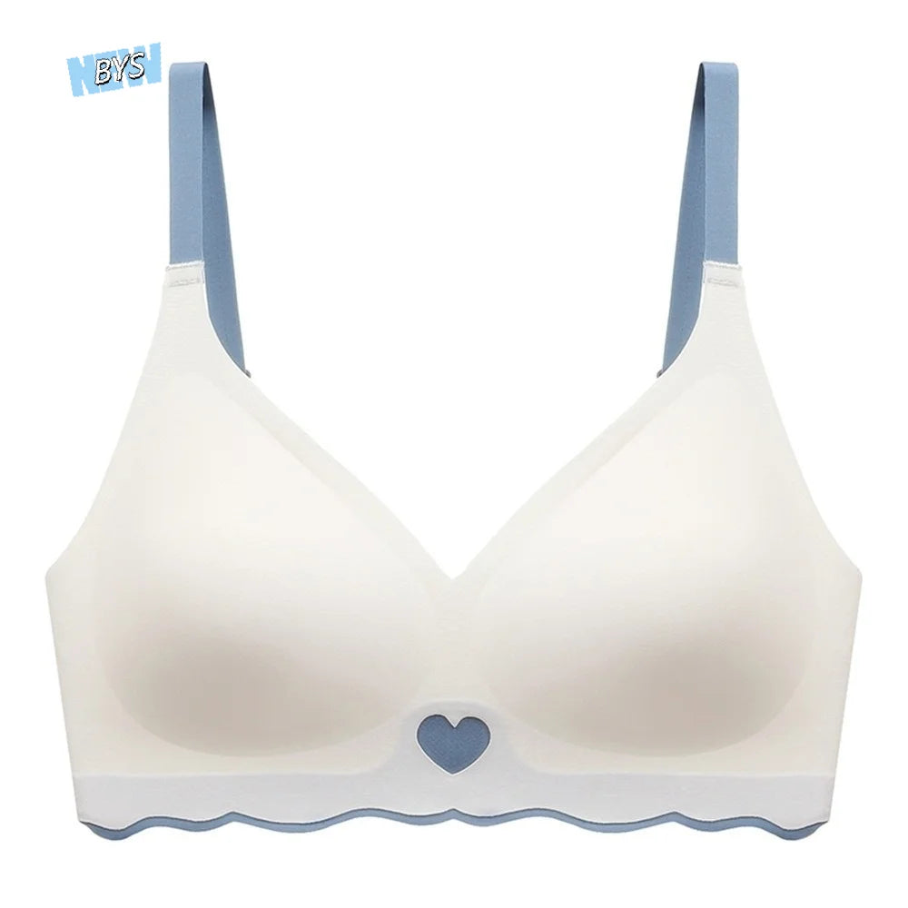 Comfortable Close-fitting Wireless Bra Push Up Shockproof Seamless Bralette Adjustable Lingerie Sports Bra Pilates