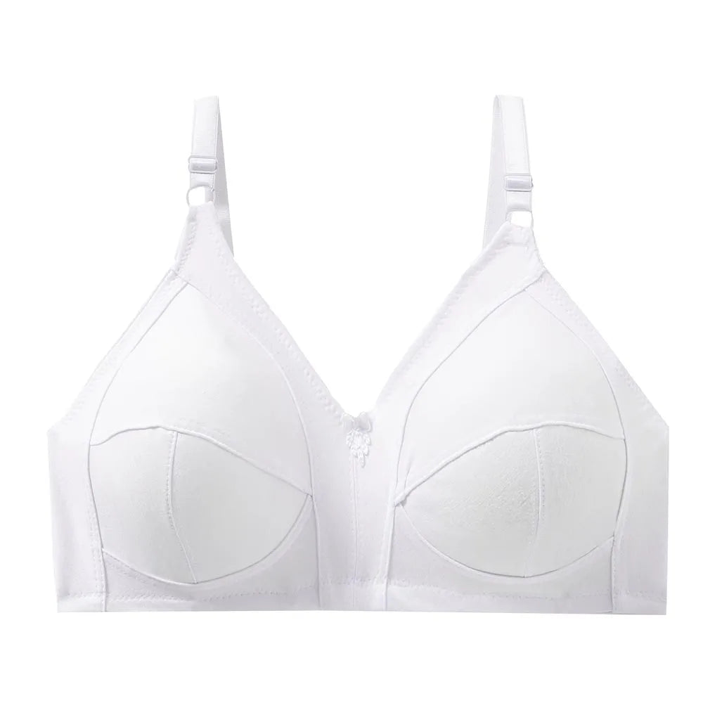 Ruralbras Minimizer Push Up Bras For Women Wireless Full Coverage Cotton Bra Seamless Top Plus Size 38 - 50 C D E F Cup BH C01