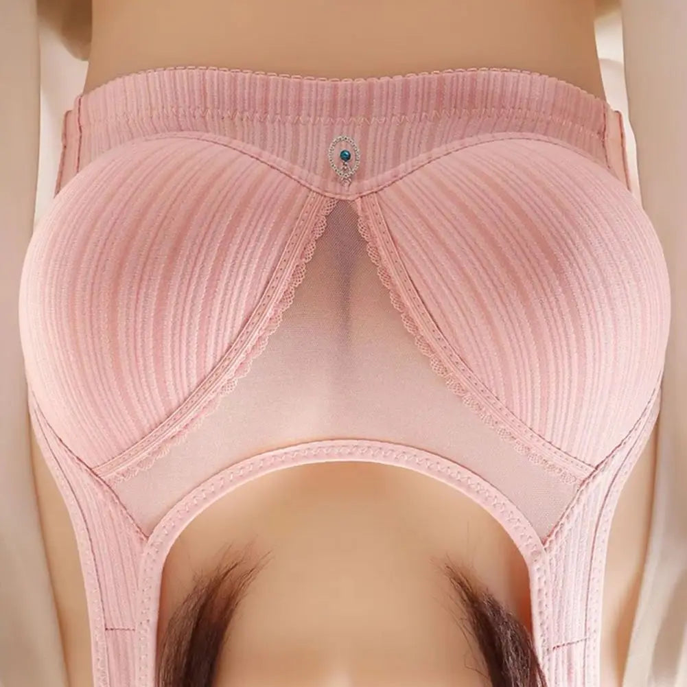 Women Seamless Wireless Bra Solid Color Bra with Chest Pad Traceless Breathable Wide Shoulder Strap Push-up Bra Sexy Ladies Bras
