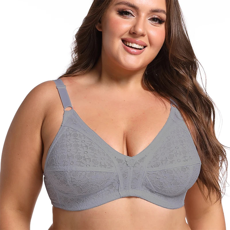 2024 Summer New Wireless Bras For Women Comfortable Underwear Breathable Lingerie Plus Size 50DE Cup
