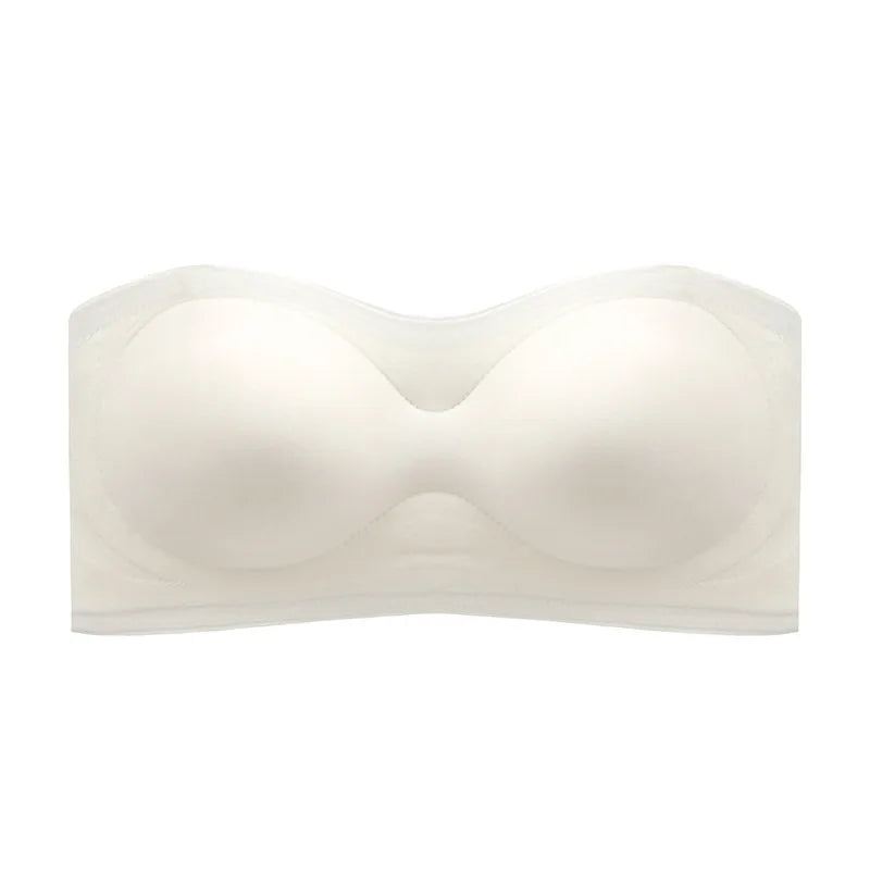 Strapless Bras For Women Seamless Underwear Push Up Non-wire Bra Tube Crop Tops Summer Comfort Female Lingerie Padded Top