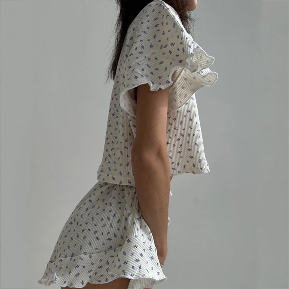 Summer Pajamas Set Women Summer Trousers Sets Pijama Women's Pajama Sleepwear Woman Sleeping Sexy Sleep Lounge Underwear