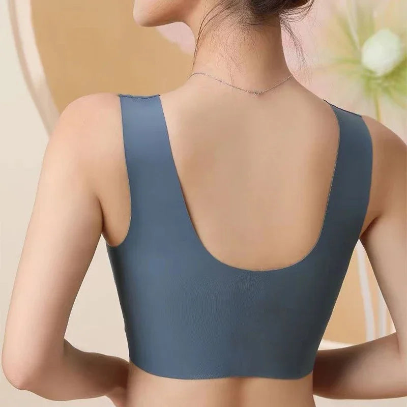 3 Pcs Women's Push Up Bralette Wireless Bras - 5cm Natural Lift, Seamless Lace Plus Size (L-6XL), No Underwire Comfort