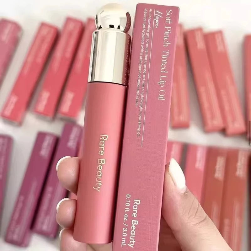Rare Beauty Soft Pinch Tinted Lip Oil Stain Lip Gloss Delight Hope Happy Wonder Liquid Blush Makeup Cosmetics Face Eye Blusher