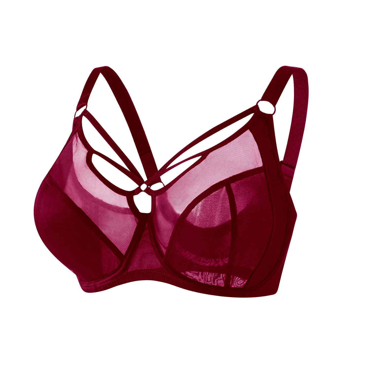 Minimizer Bra for Plus Size Women Full Coverage Wireless Bra D-I Cups | Anti-Sagging Support Breathable Minimize Bust Size