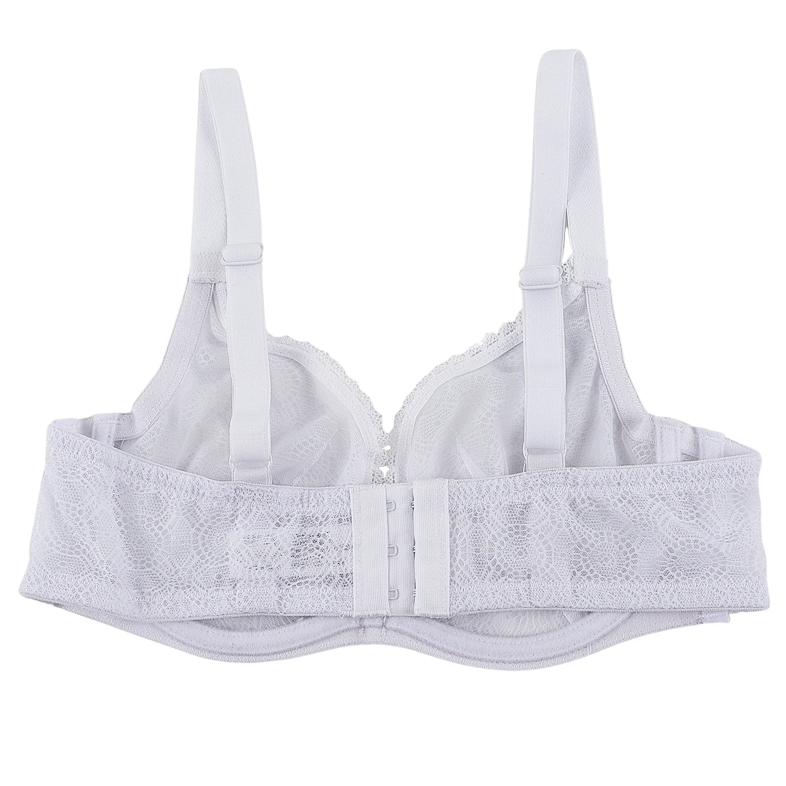 New Pure White Lace Bras For Women Plunge See Through Transparent 1/2 Cups Bra Underwire Push Up Ultra Thin Bra Sexy Bras