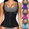 Shapewear Reducing And Shaping Girdles For Women Waist Trainer Sleeveless Bodysuit Basic Thong Slim Fit Sweatwicking Shapewear