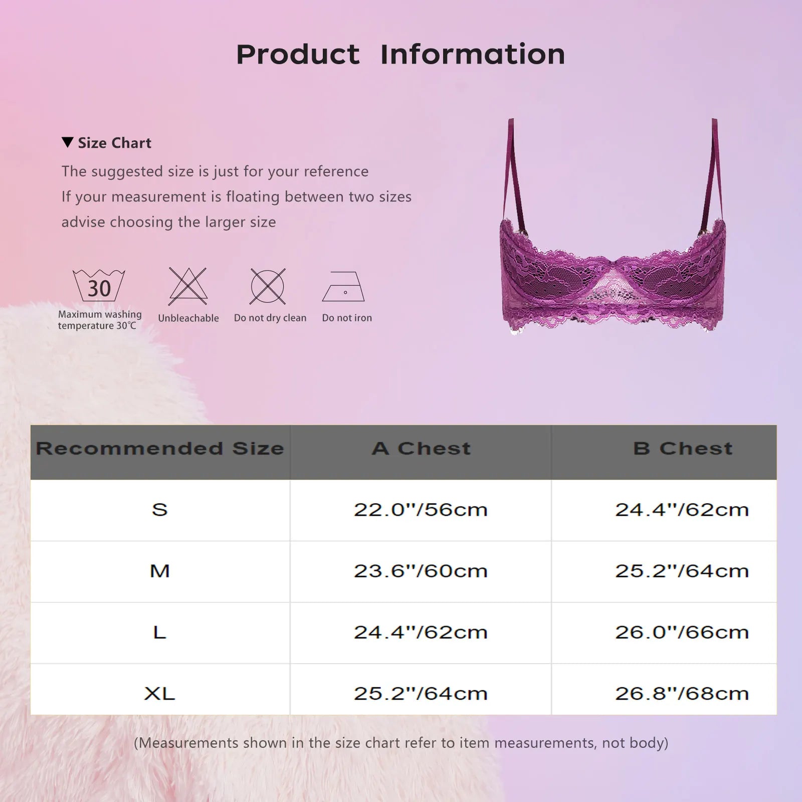 Women Padded Cup Push-up Underwire Bra Balconette Lingerie 1/4 Cup Floral Lace Single Bra Exposed Nipples Chest Halter Brassiere