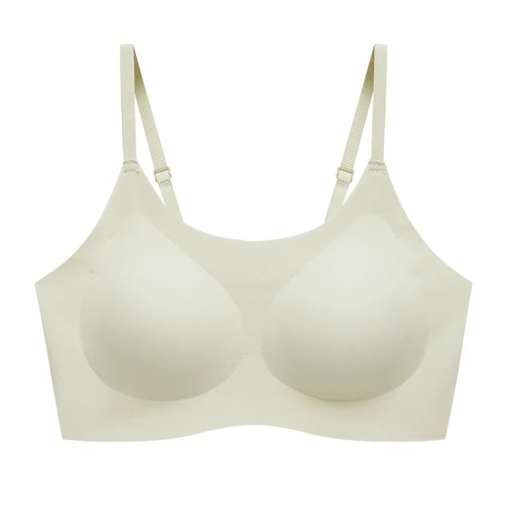 Traceless Wireless U Bra Gathered Breasts Shockproof Brassiere for Women Anti-sagging Comfortable Seamless Bras Sport