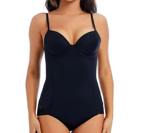Underwire White Bodysuit Women Shapers Stretch Solid Color Silky Underwear Shapewear Good Quality Shape Corset Teddies